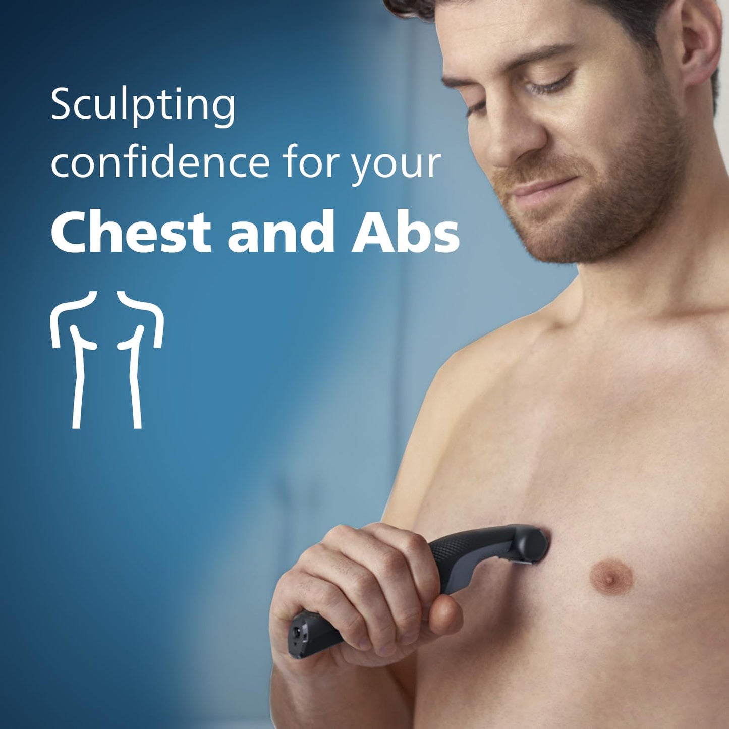 Philips Bodygroom 3000 Series | Body Groomer for Men | Skin-Friendly Shaver | Full Body Grooming | Bi-directional Trimmers | BG3010