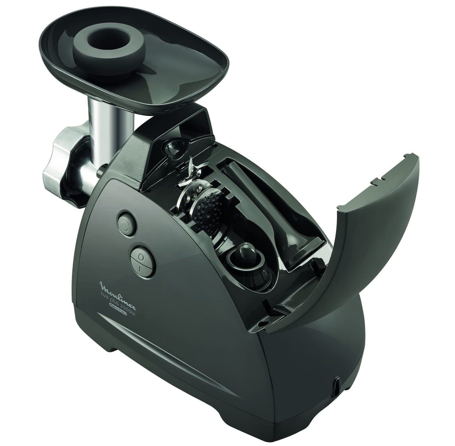 MOULINEX HV8 Plus 4IN1 Meat Mincer, 2000 Watts, Black, Plastic, Steel, ME682827, 1 year warranty