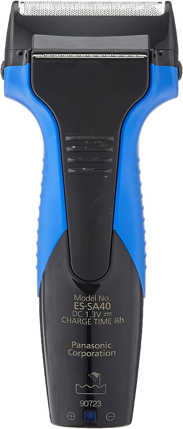 Panasonic ES-SA40K Pro Curve Wet & Dry Shaver, Black/Blue (Pack of 1)