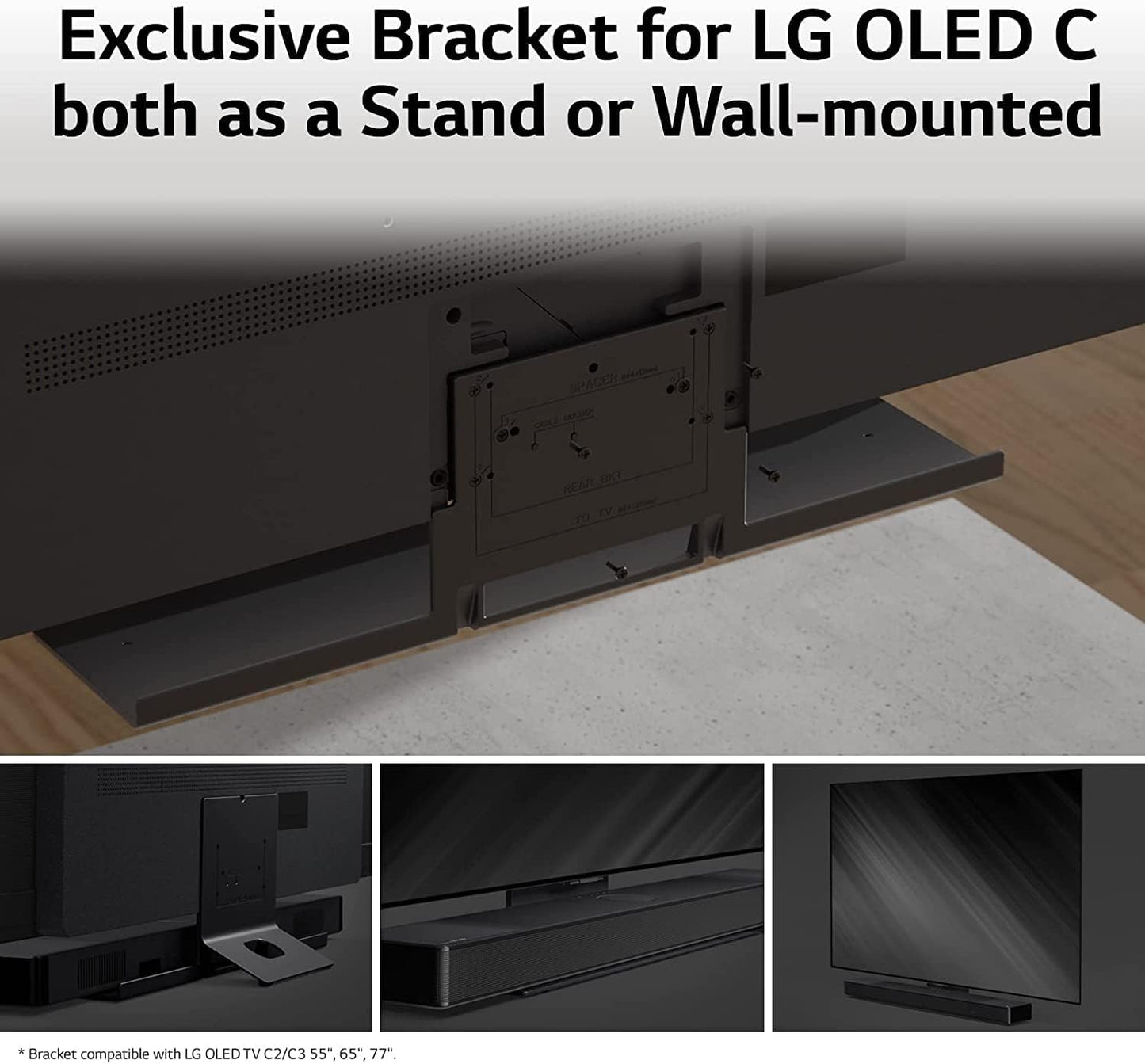 LG Sound Bar SC9S, 3.1.3ch, 400W, Perfect Matching for OLED C TV with IMAX Enhanced and Dolby Atmos