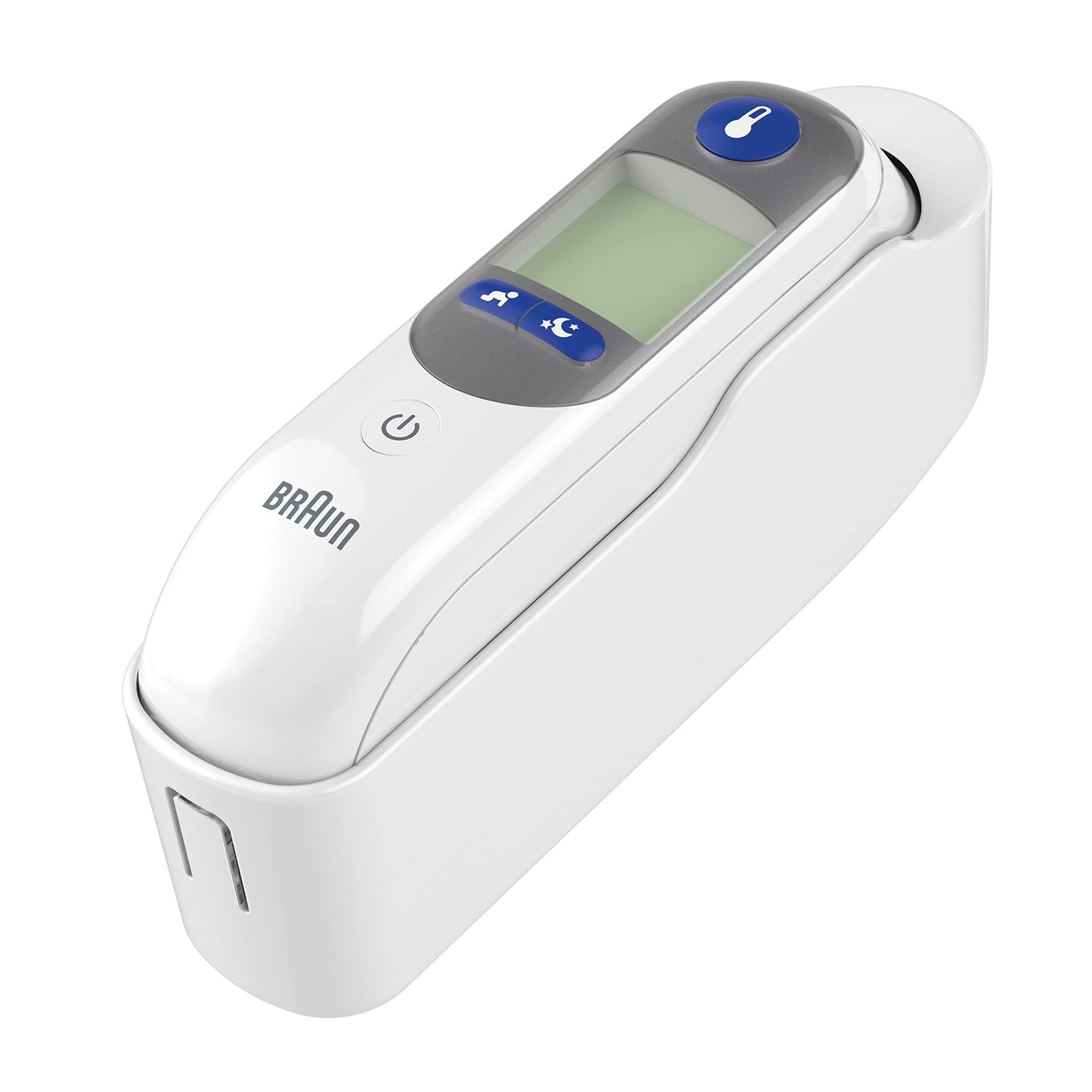 Braun IRT 6525 Healthcare ThermoScan 7 Ear thermometer with Age Precision (accurate, convenient, temperature screening, fever, fast, easy to use) and Night Mode