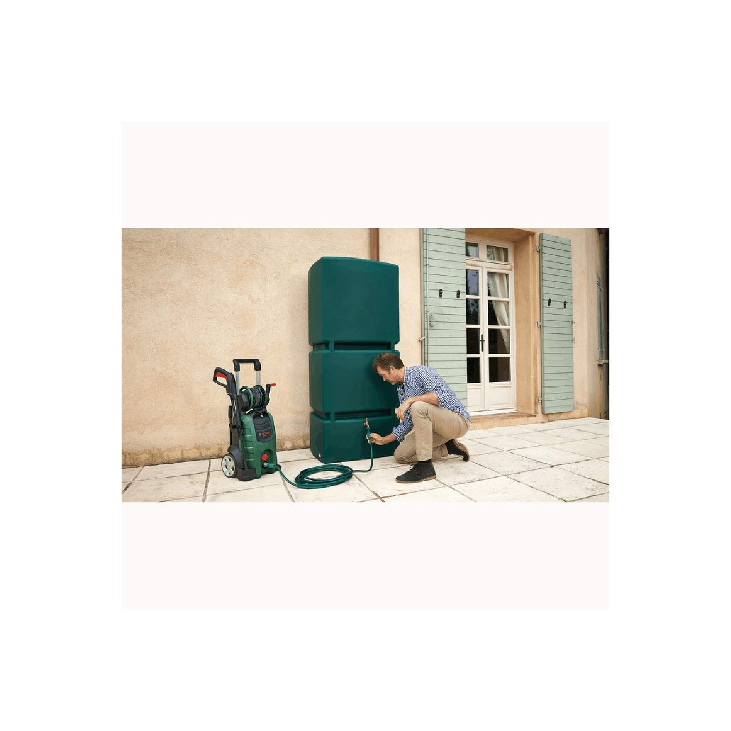 Bosch Easy Aquatak 100 Long Lance High Pressure Washer Green 1100W 06008A7E71
