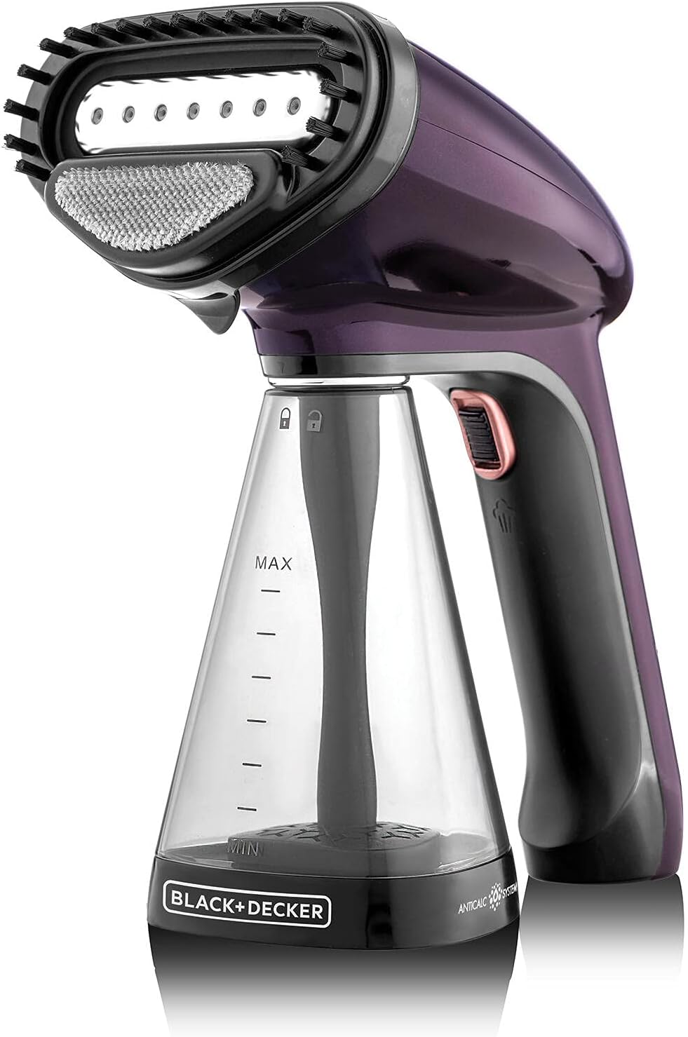 BLACK+DECKER Portable Digital Handheld Garment Steamer 1600W Black HSTD1600-B5