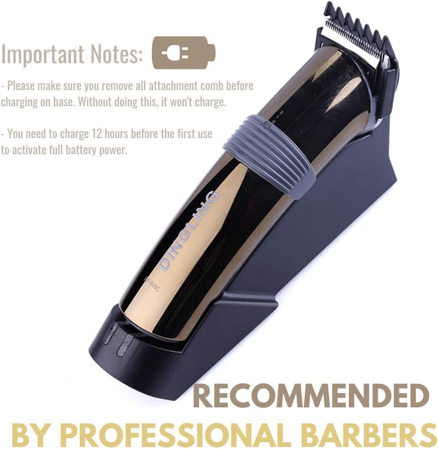 Dingling Electro Plating Hair Clipper Hair Trimmer For Male, Rf-609C