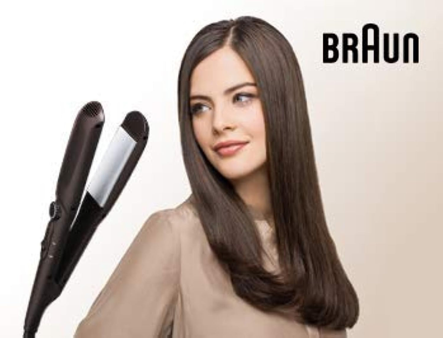 Braun Satin Hair 3 St310 Hair Straightener With Wide Plates, One Size