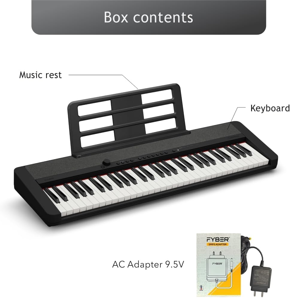 Casio Ct S1 Portable Piano Keyboard, Black