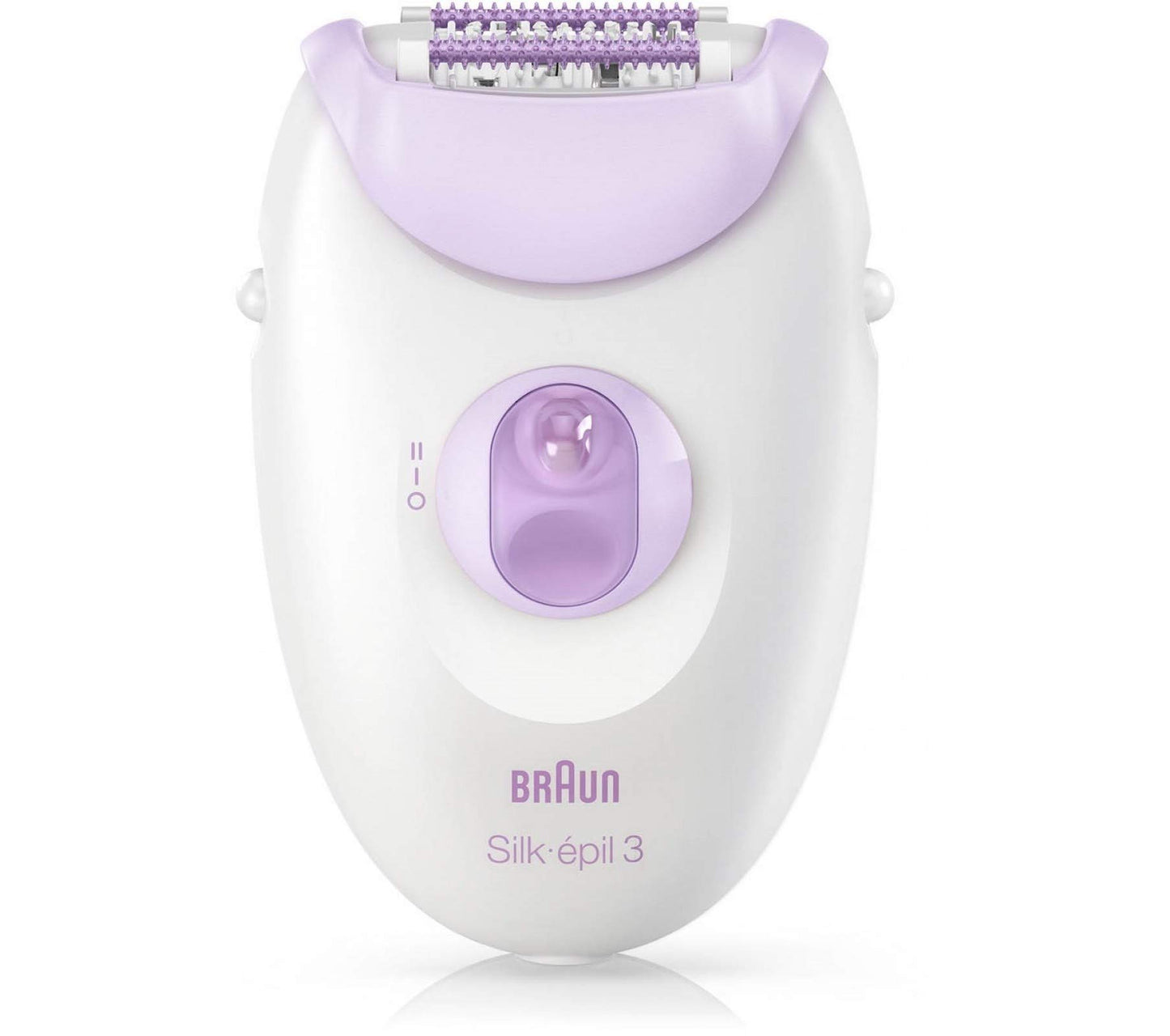 Braun Silk-épil 3 Women's Epilator, Electric Hair Removal, White/Purple (Packaging May Vary)