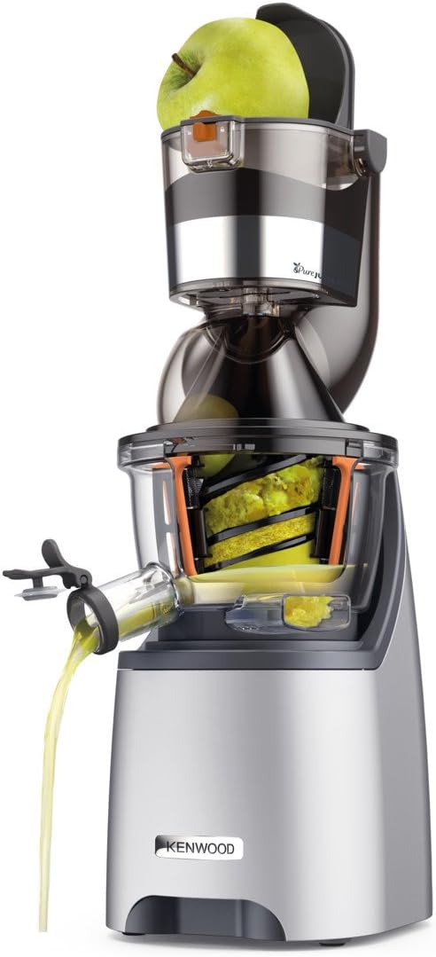 Kenwood Pure Juice Pro Slow Juicer, Metal, Jmm70.000Bk, Silver