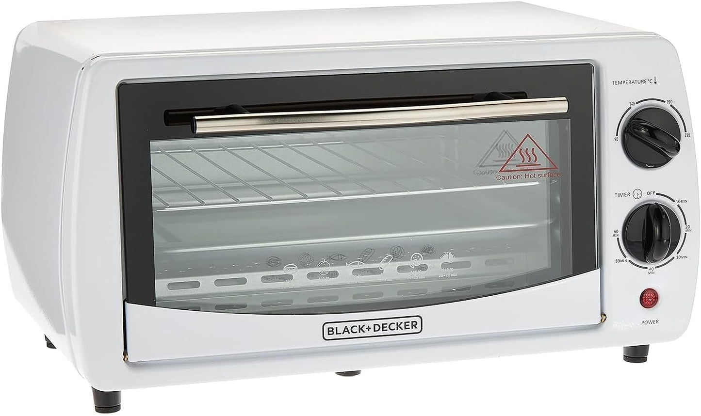 Black & Decker 2200W 70L Toaster Oven 90-230 Temp Setting, Double Grill With Convection And Glass Door For Safety+Multiple Accessories Toasting Baking Broiling TRO70RDG-B5 2 Years Warranty
