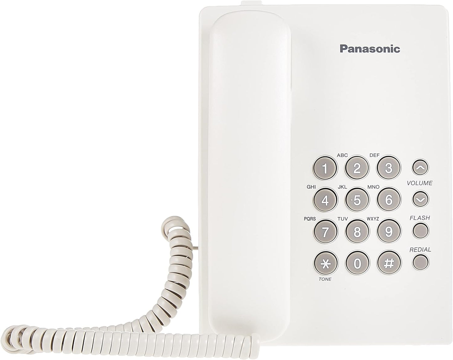 Panasonic Kx-Ts500 Corded Telephone - White (Pack Of1)