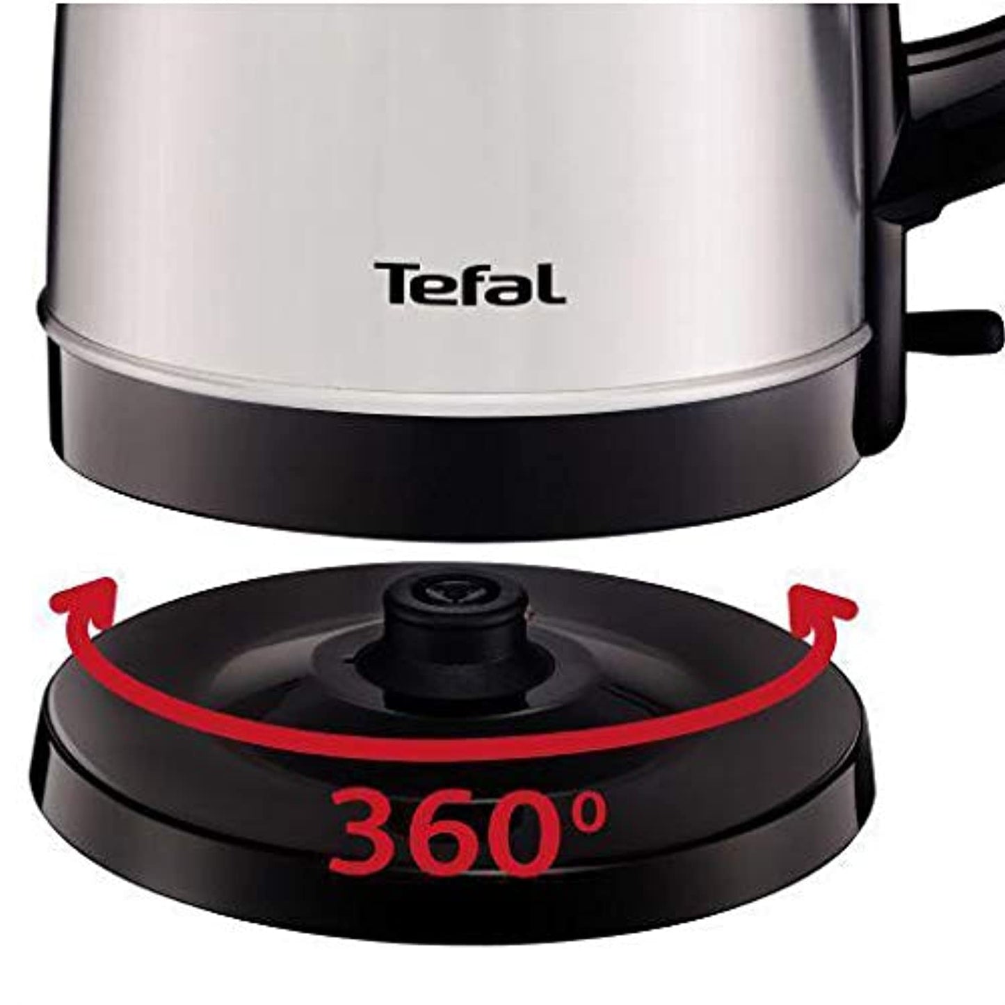 Tefal Kettle 1.7 litre, 2400 watts, with removable anti-scale filter,Black K0330827