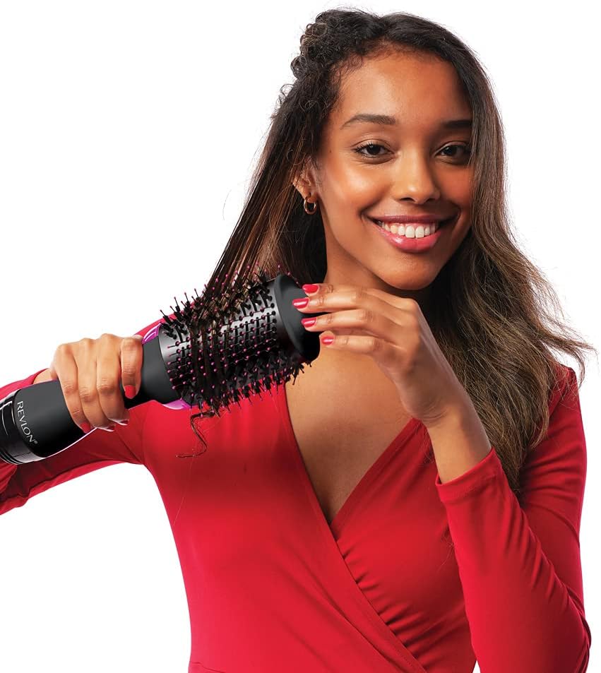 Revlon RVDR5282 One-Step Combo Pack 1 Volumiser + Paddle Brush Styler - Black