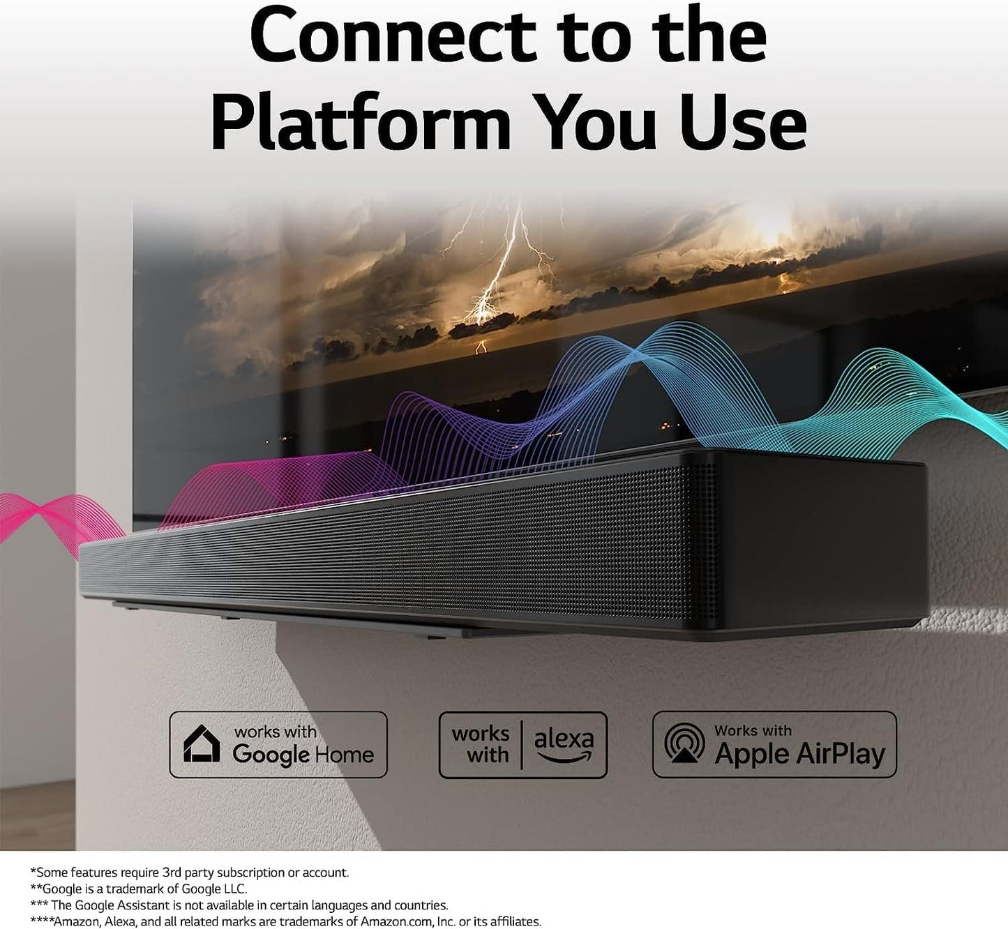 LG Sound Bar SC9S, 3.1.3ch, 400W, Perfect Matching for OLED C TV with IMAX Enhanced and Dolby Atmos