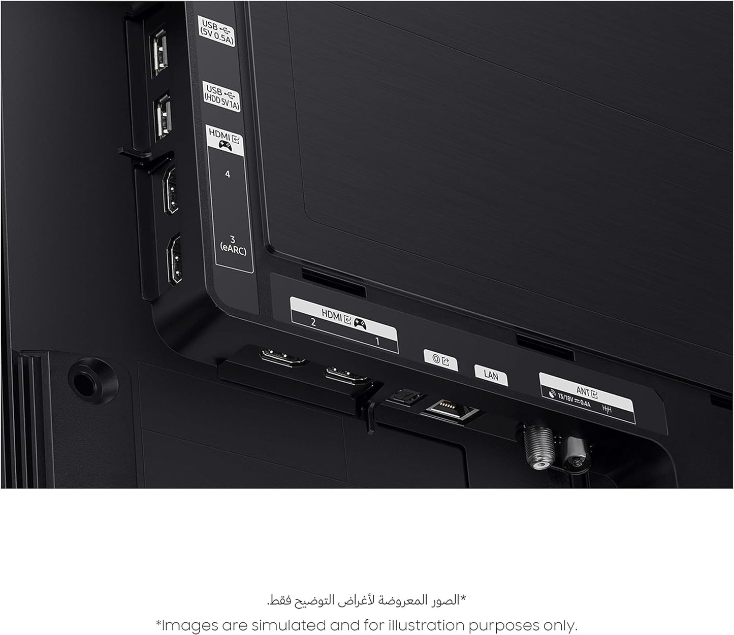 Samsung 65 Inch TV Crystal UHD 4K Crystal Processor 4K Airslim Dynamic Crystal Color - UA65CU8000UXZN (2023 Model)