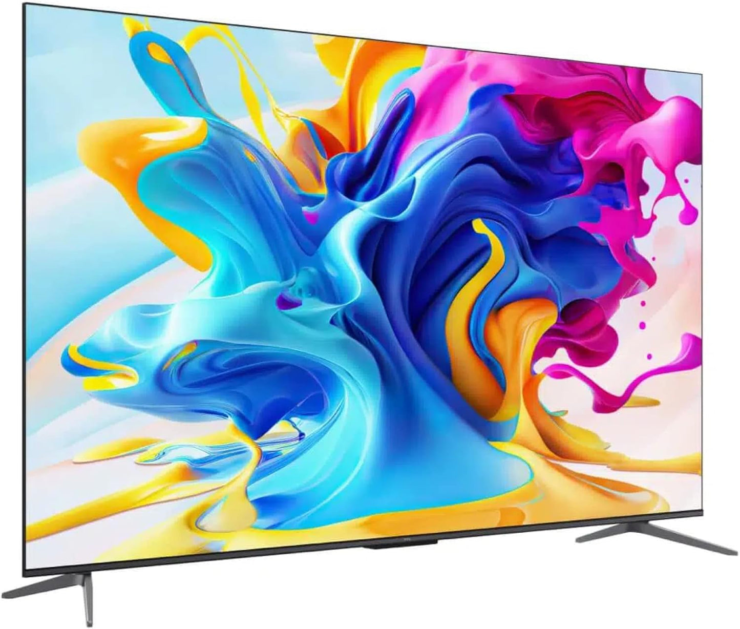 TCL 75 Inch TV 4K QLED Smart TV Dolby Vision Atmos HDR 10+ Game Master Wide Colour Gamut Quantum Dot Technology - 75C645 (2023 Model)