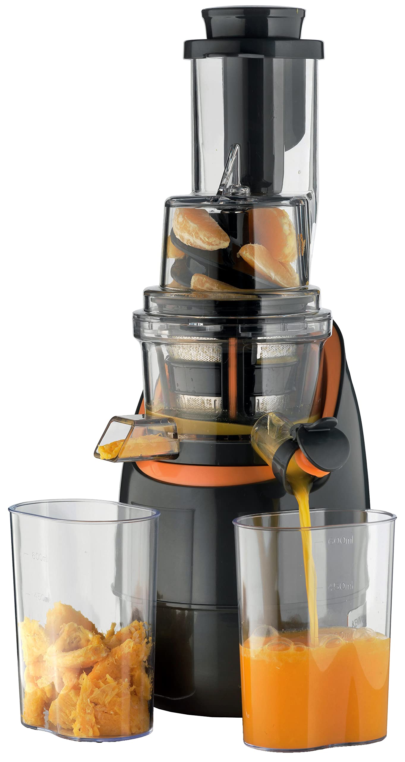Kenwood Pure Juice Pro Slow Juicer, Metal, Jmm70.000Bk, Silver