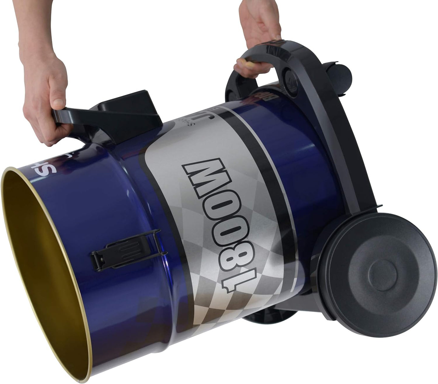 SHARP 22L 2400W HEAVY DUTY DRUM/BARREL 100% COPPER MOTOR VACUUM CLEANER EC-CA2422-Z GOLD