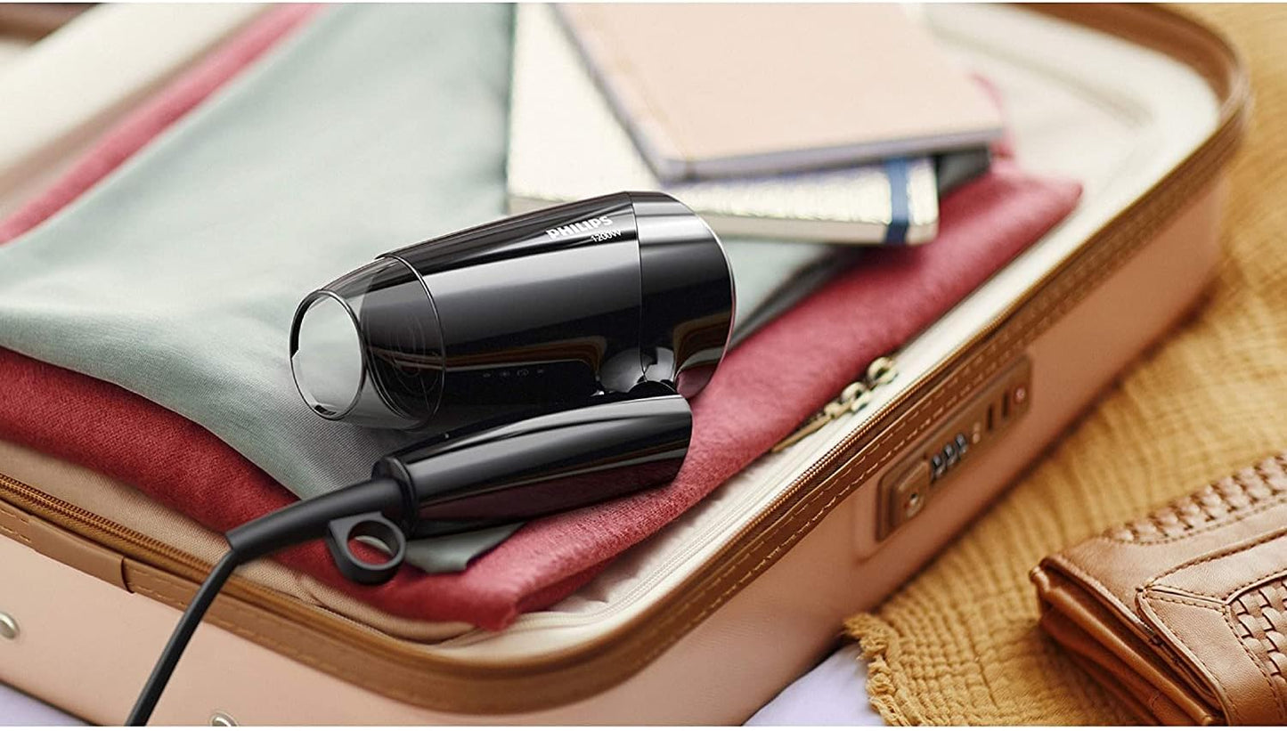 Philips Essential Travel Hair Dryer BHC010/13 - International Version