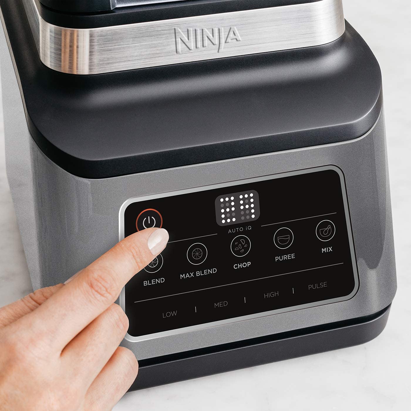 Ninja 3-IN-1 Food Processor 1200 W, Black/Gray, BN801ME