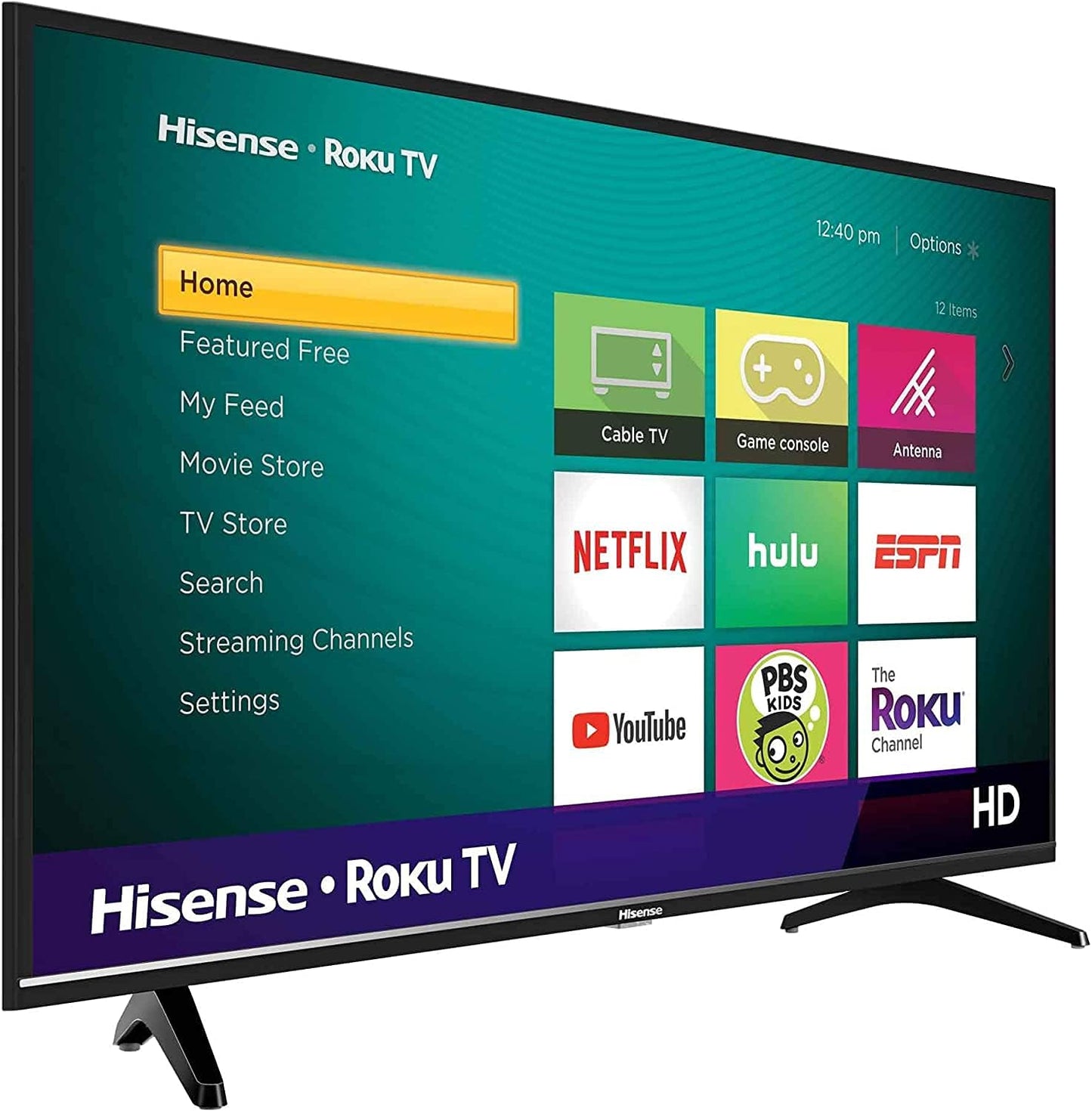 Hisense 32 Inch TV 4K FHD Smart TV, With Dolby Vision HDR, DTS Virtual X, YouTube, Netflix, Freeview Play & Alexa Built-in, Bluetooth & WiFi Black Model 32A4GTUK -1 Year Full Warranty.