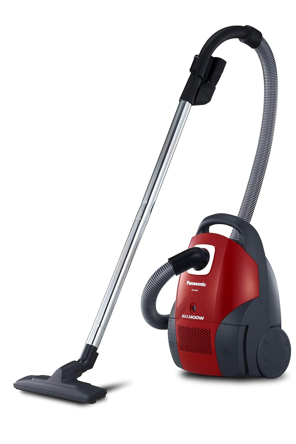 Panasonic Plastic Canister Vacuum Cleaner (Red, 1400 W) - MC-CG520R747