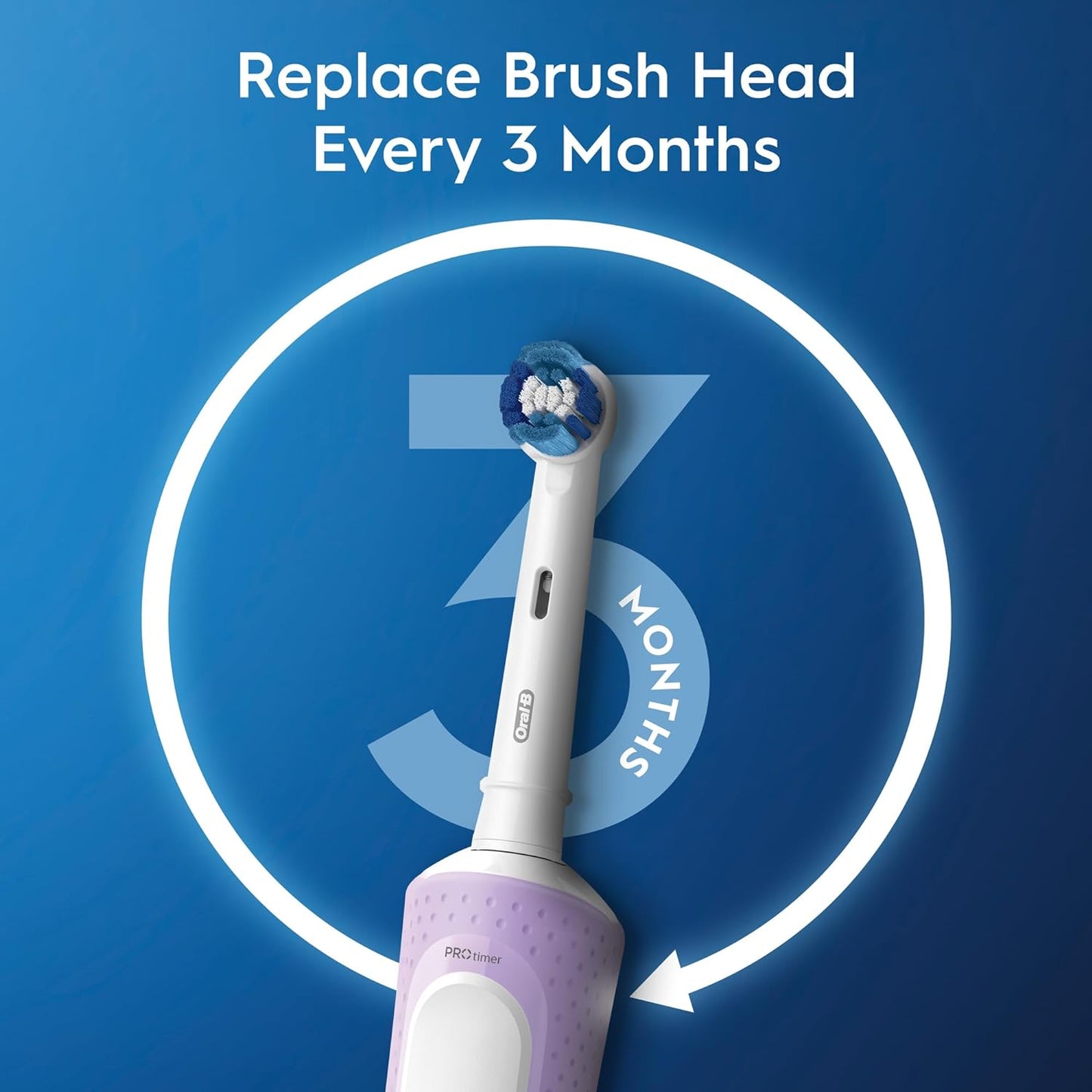 Oral-B Vitality 100 Black Electric Rechargeable Toothbrush, With Uae 3 Pin Plug