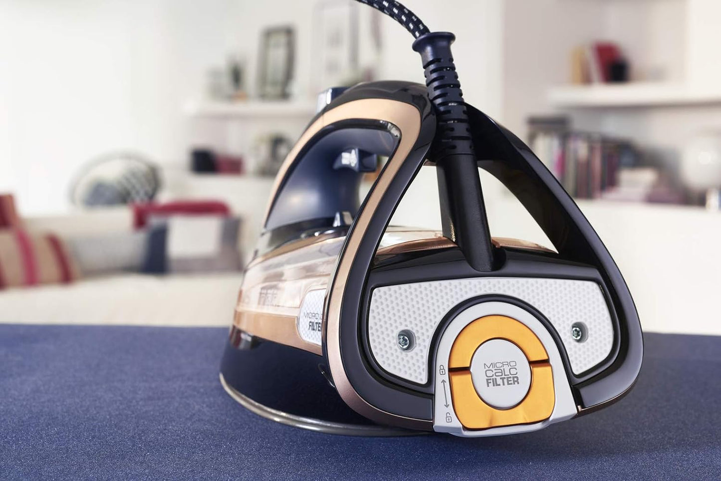 TEFAL Ultimate Pure Steam Iron, 3100 Watts Black, Plastic/Durilium, FV9845M0, 1 year warranty