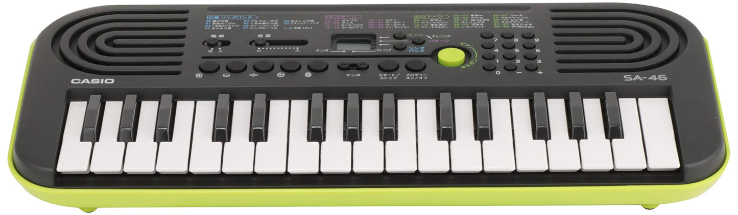 Casio SA-50 32 Mini-Keys Keyboard in White and Green