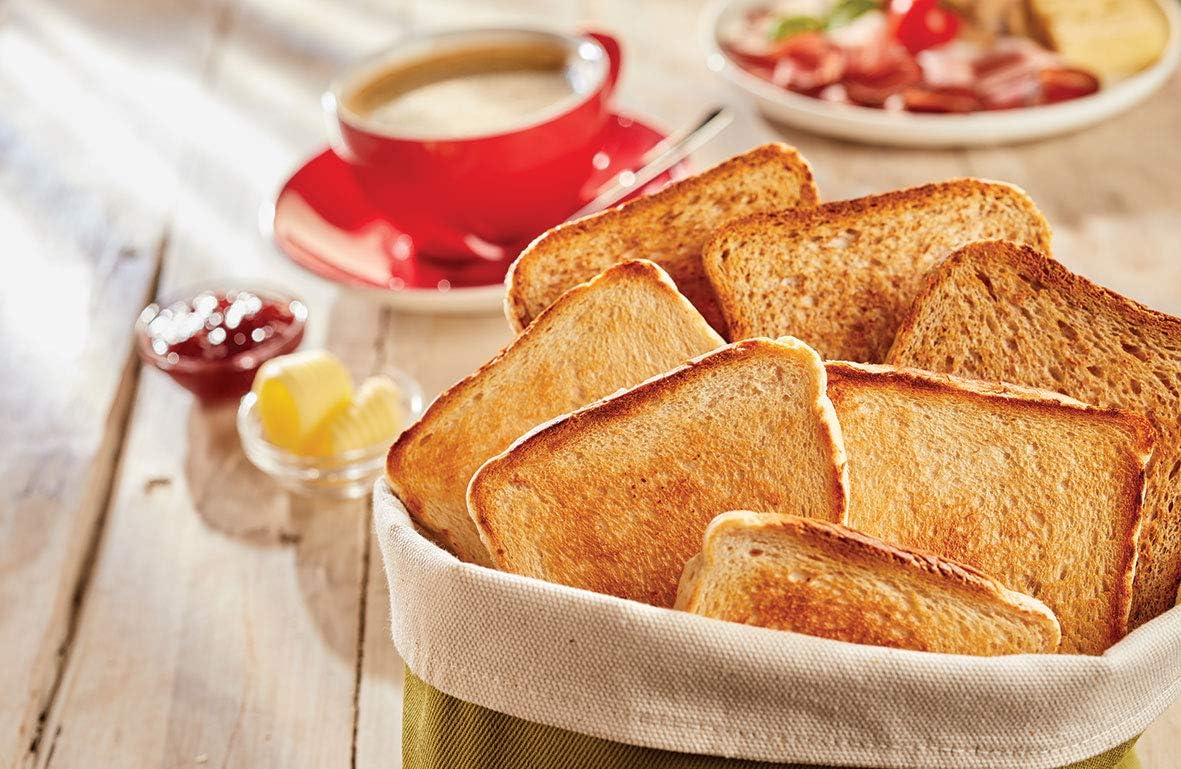 BLACK+DECKER 750W 2 Slice Cool Touch Bread Toaster, White - ET125-B5,
