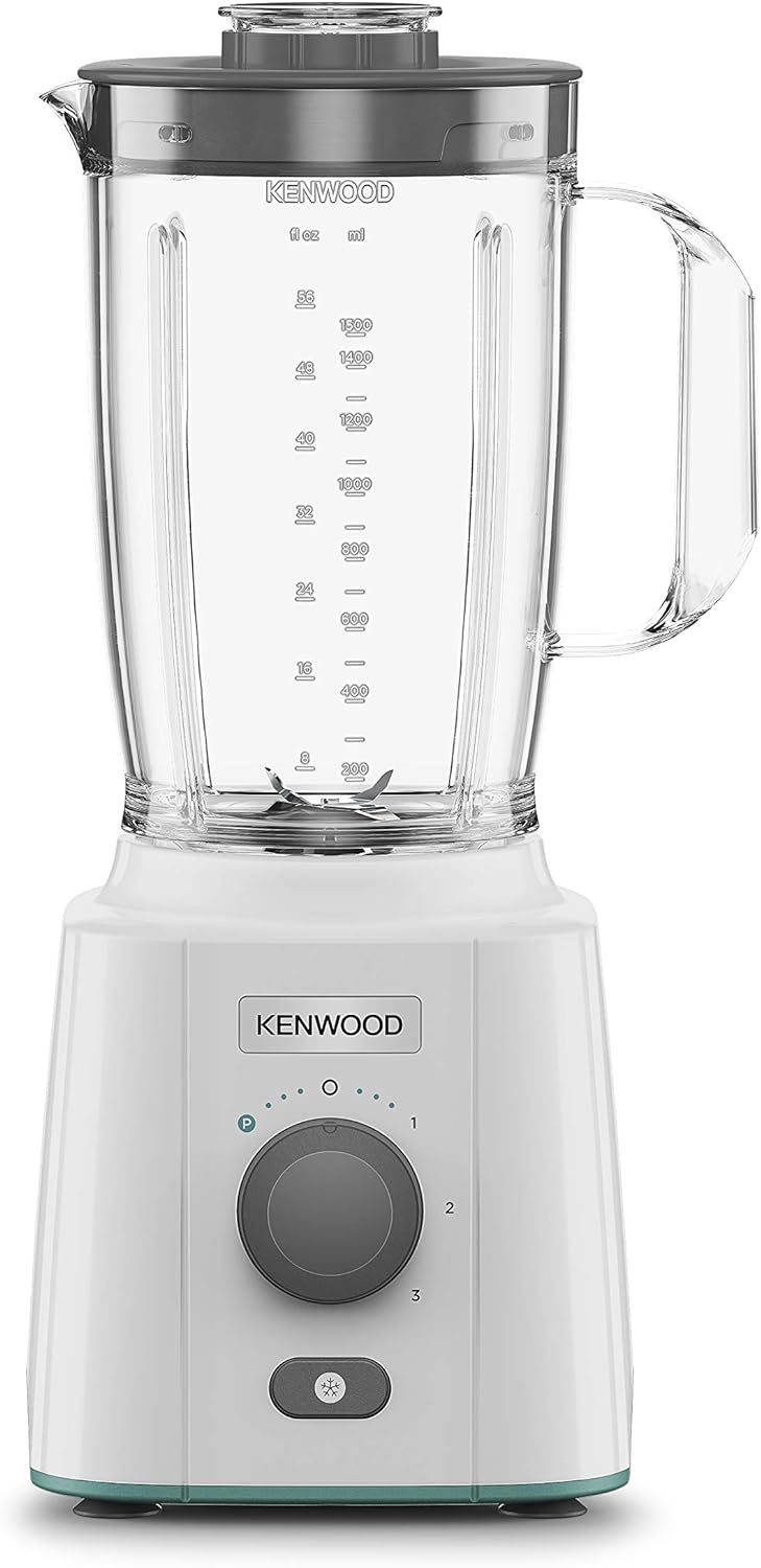 Kenwood Blender 2.0 L Jar 650 Watts With 2 Mill And 1 Extra Jar, White, Blp406Wh