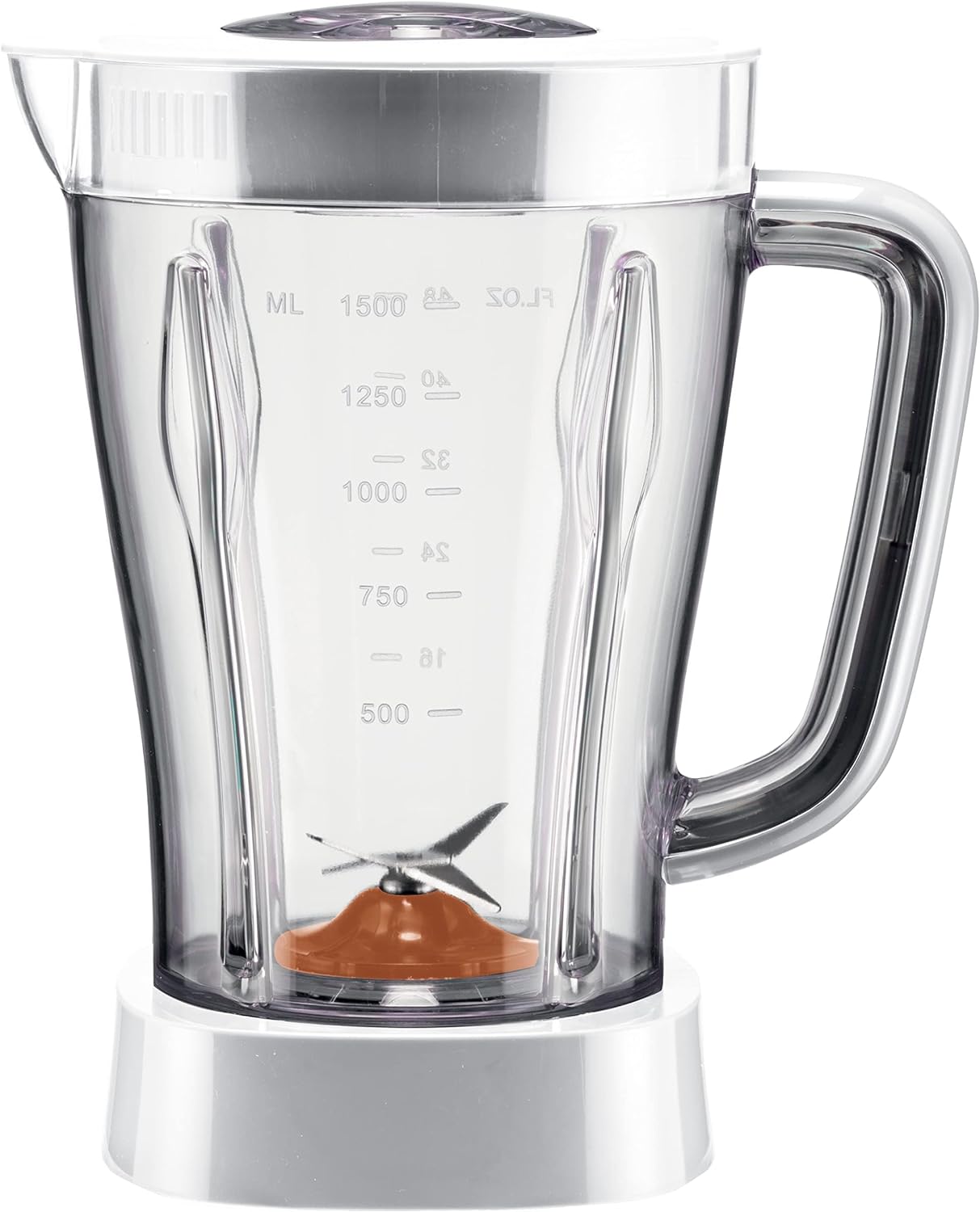 Kenwood Blender 500W Smoothie Blender/Smoothie Maker 1.5L with Grinder Mill, Chopper Mill, Ice Crush Function BLP15.360BK Black