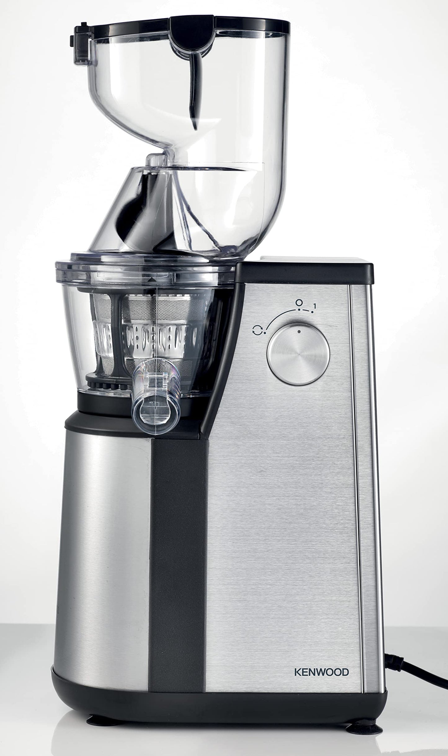 Kenwood Pure Juice Pro Slow Juicer, Metal, Jmm70.000Bk, Silver