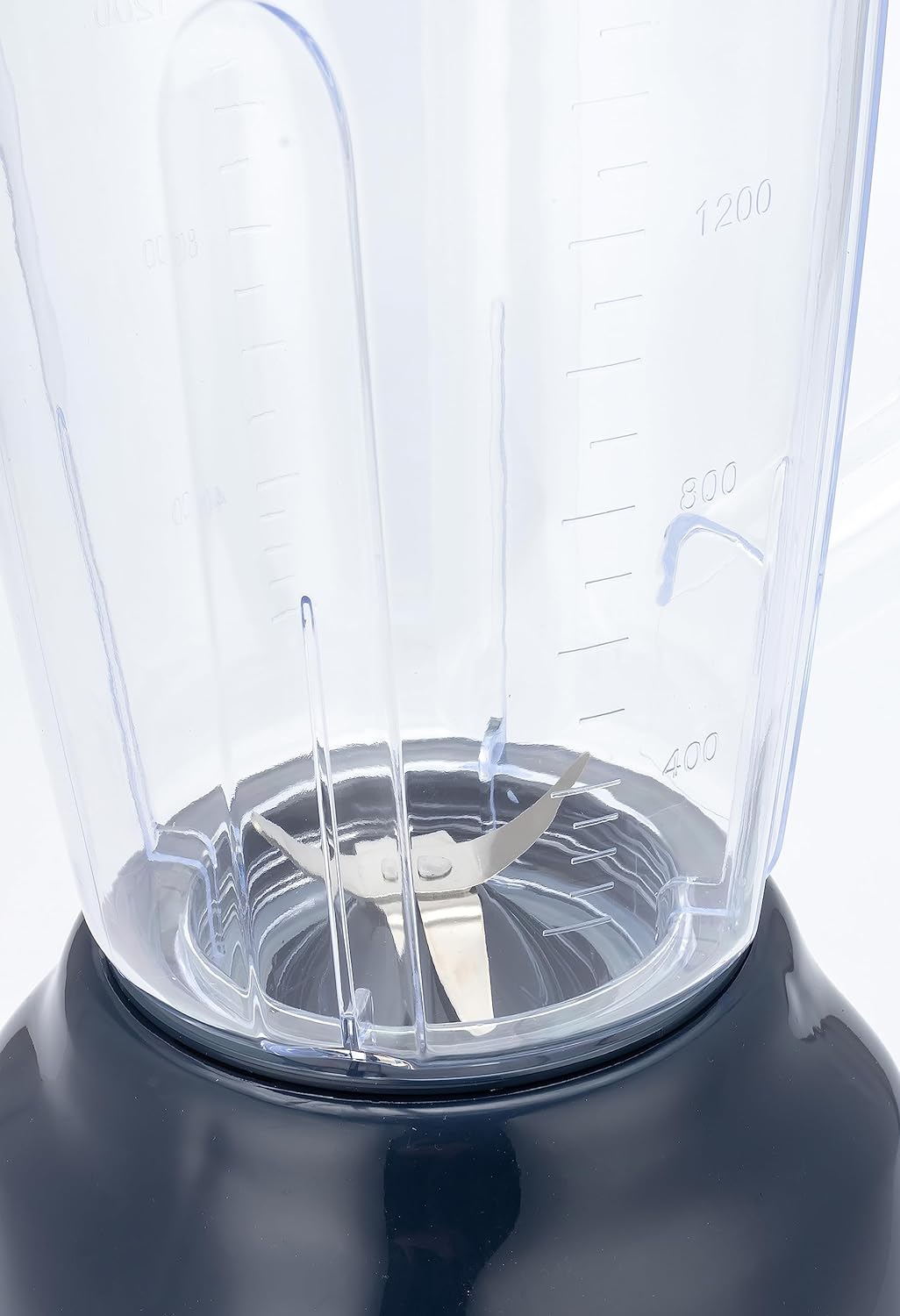 KHIND 330W Blender, 1.5L Jar, 2 Speed, Jar Safety Locking Mechanism, Compact and Sleek Design with Safety Switch, Powerful and Durable Motor, Rust-Free Stainless Steel Blades, Black and White - BL1542