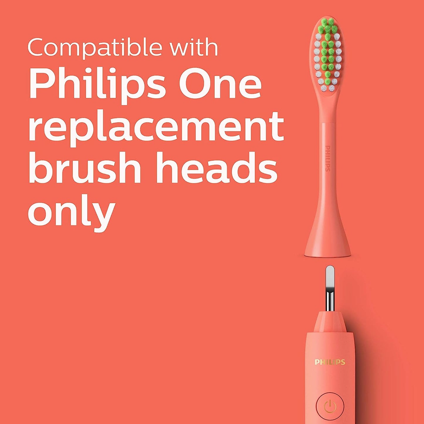 Philips One by Sonicare Battery Toothbrush, Mango Yellow, HY1100/02