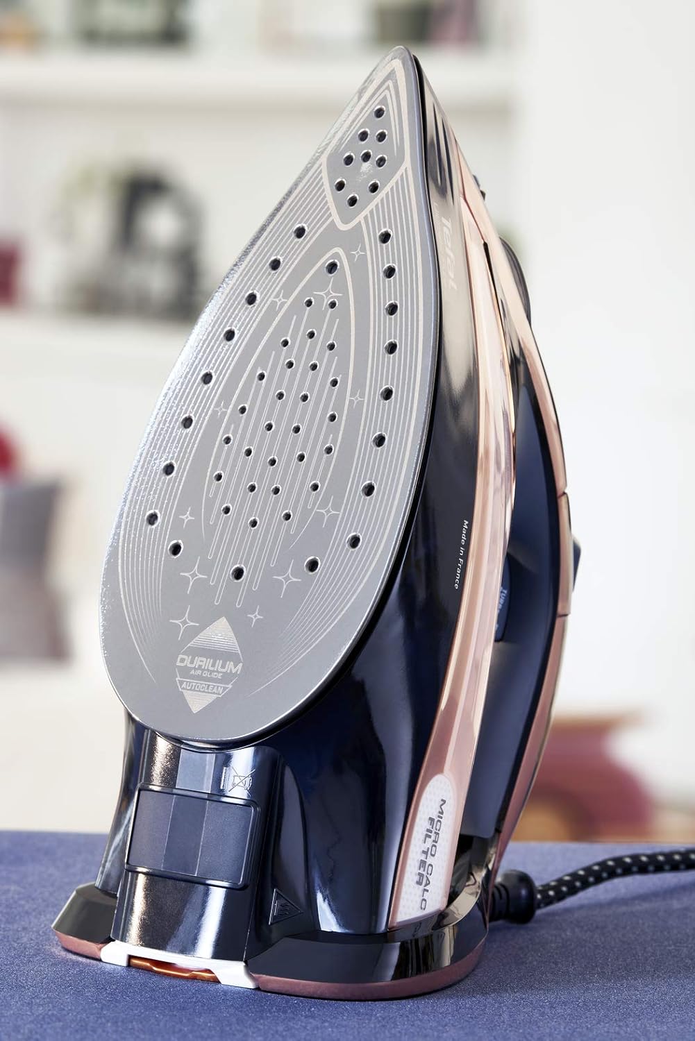 TEFAL Ultimate Pure Steam Iron, 3100 Watts Black, Plastic/Durilium, FV9845M0, 1 year warranty