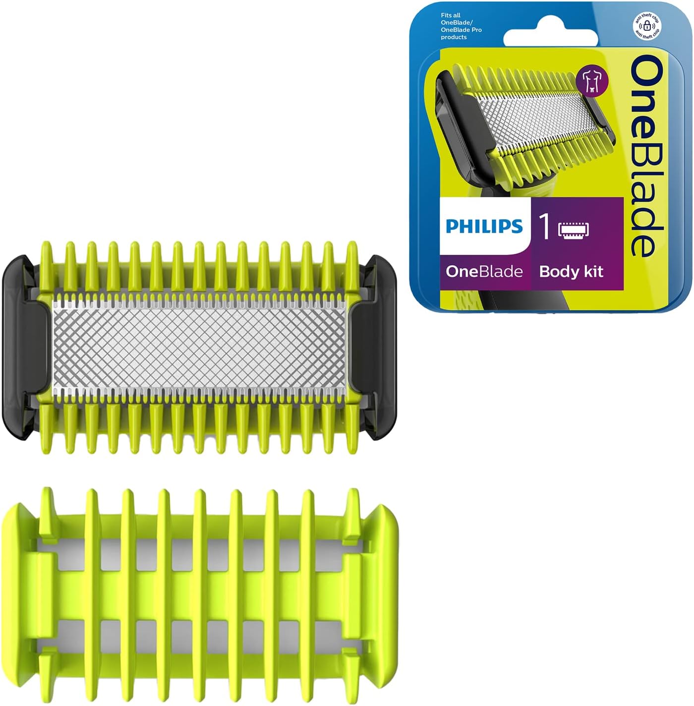 Philips Replacement Blade For Qp2520/Qp6505, Lime Green/Charcoal Grey - Qp220/51