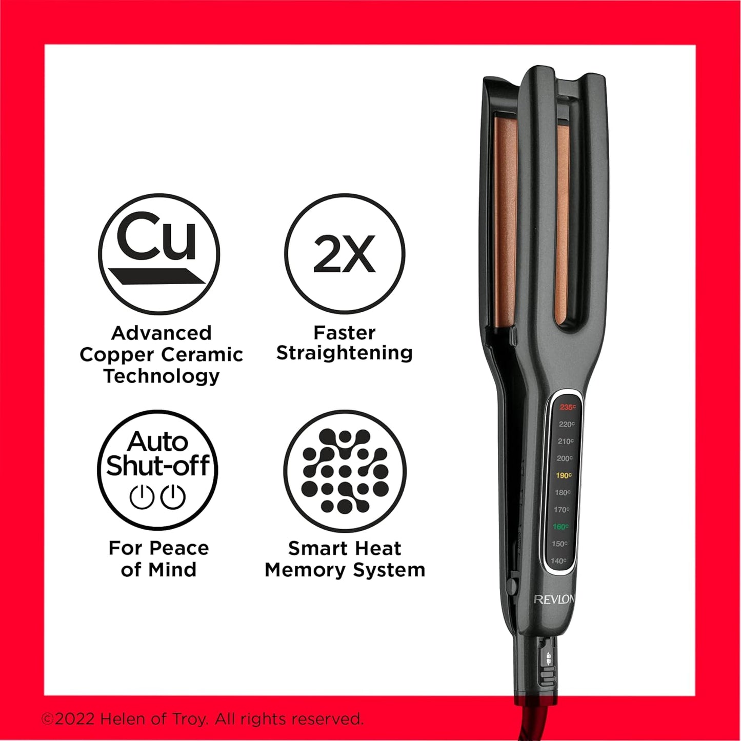 Revlon Wave Master Jumbo Waver (Three-Prong Jumbo Barrels, Tourmaline Ceramic Coating, 30 Heat Settings Up to 190°C) RVIR3056UKE