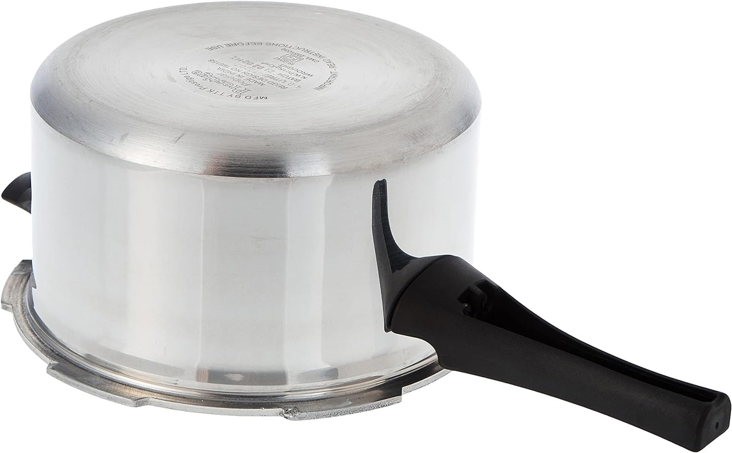 Prestige Popular Pressure Cooker | Aluminium Cooker with Lid 5 Ltr| Silver