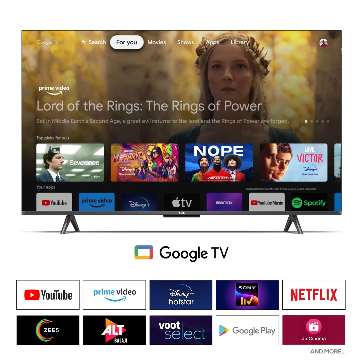 TCL 164 cm (65 inches) 4K Ultra HD Smart QLED Google TV 65C645 (Black)