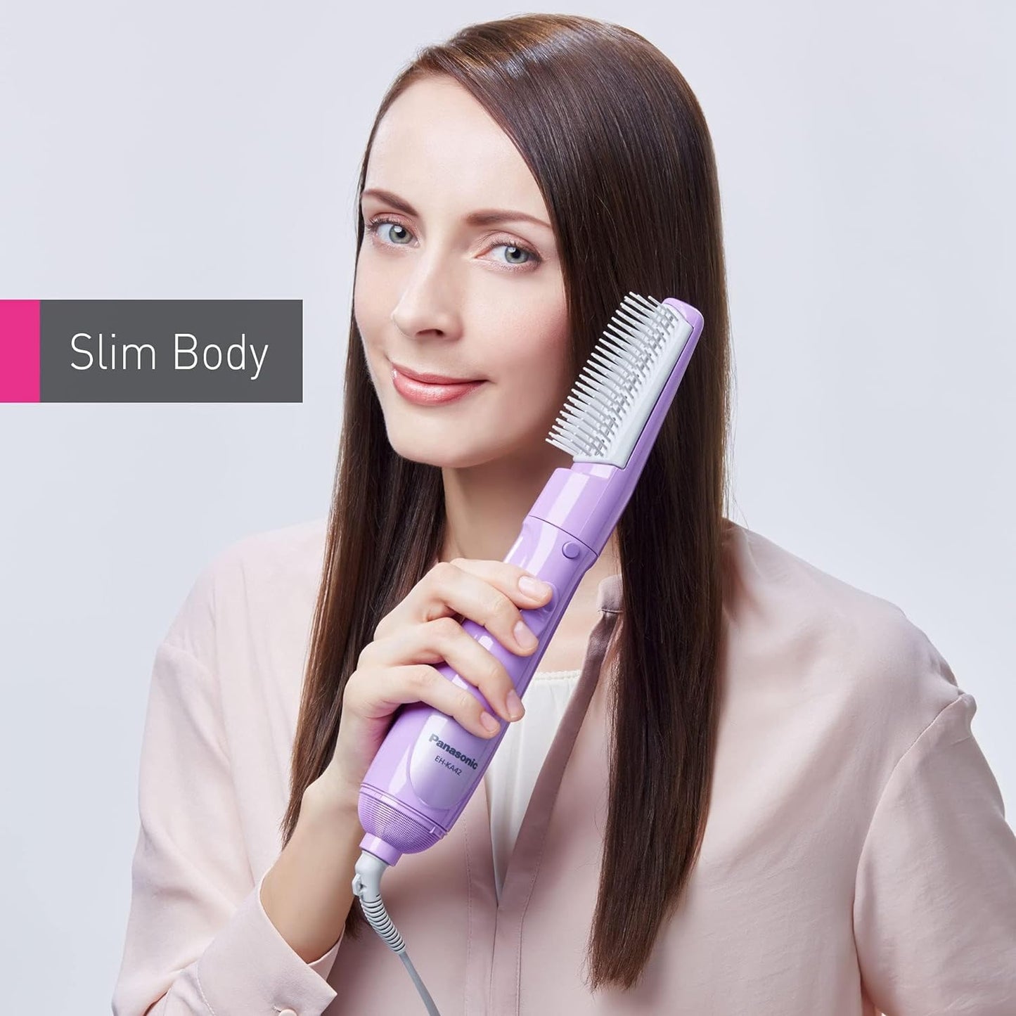 Panasonic Eh-Ka31 Hair Styler Blow Brush 3 Attachments