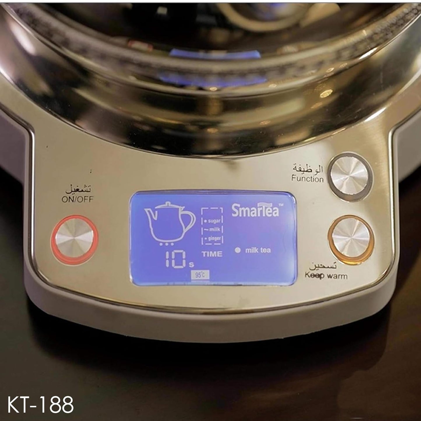 Crownline Karak Tea Maker Kt-188 Silver"Min 1 year manufacturer warranty"