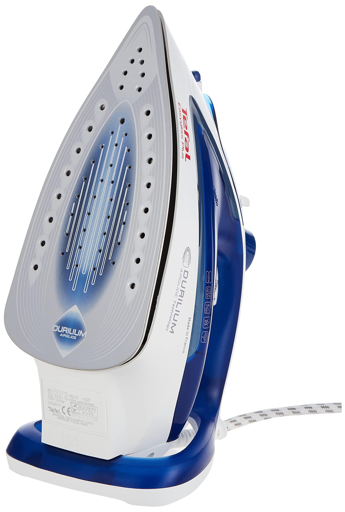 TEFAL Steam Iron | Express Steam Iron Steamer | 2600 W | 270 ml | Anti-scale | Purple | Ceramic Soleplate | 2 Years Warranty | FV2843M0