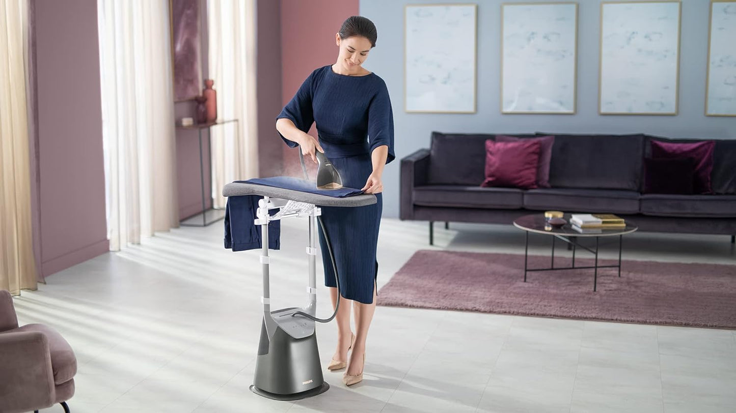 Philips Vertical Garment Steamer Comforttouch Plus, Purple, 1.8 Litre, Gc558/36,, 1800 ml -