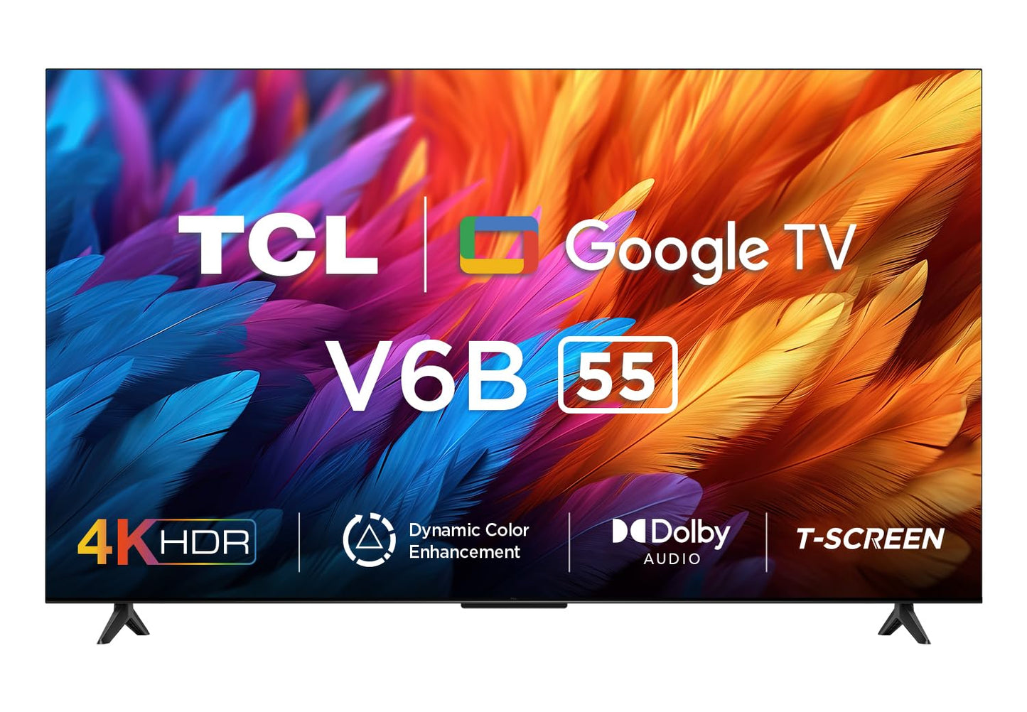 TCL 164 cm (65 inches) Bezel-Less Series 4K Ultra HD Smart LED Google TV 65P635 (Black)