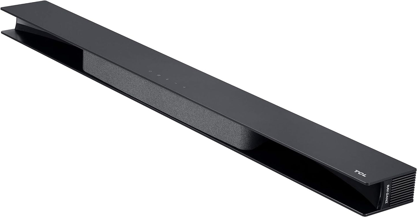 TCL 2.1 Channel Home Theater Soundbar with Wireless Subwoofer 160W Audio Power Multi Color LED Display Bluetooth HDMI Optical Cable Connectivity Remote Control Clear & Loud Sound TS3010