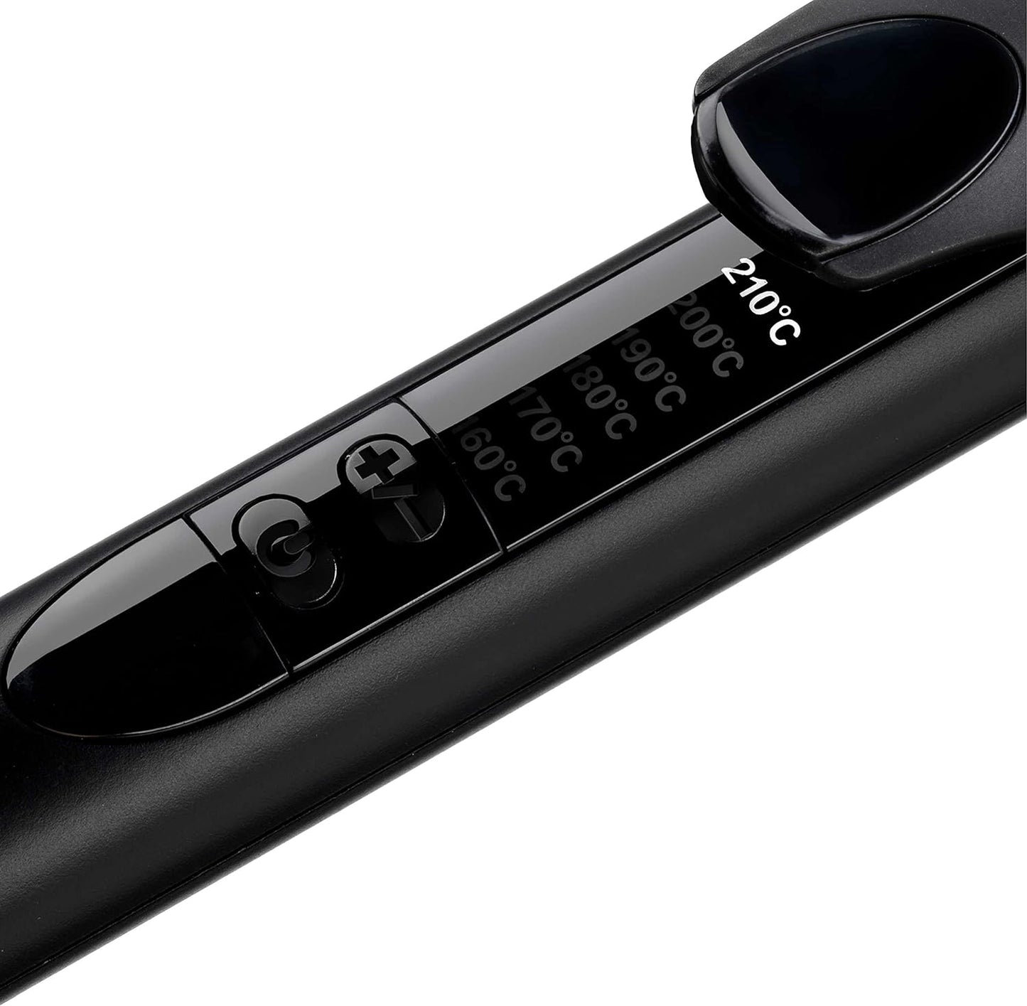 BaByliss Hair Curling Iron, Extensive Wide Reach 32mm Curling Tong Barrel, Ultra-Fast Heat With Led & 6 Temperature Setting 160°C-210°C, 2.5m Ceramics Swivel Cord, C452SDE (Rose Quartz)