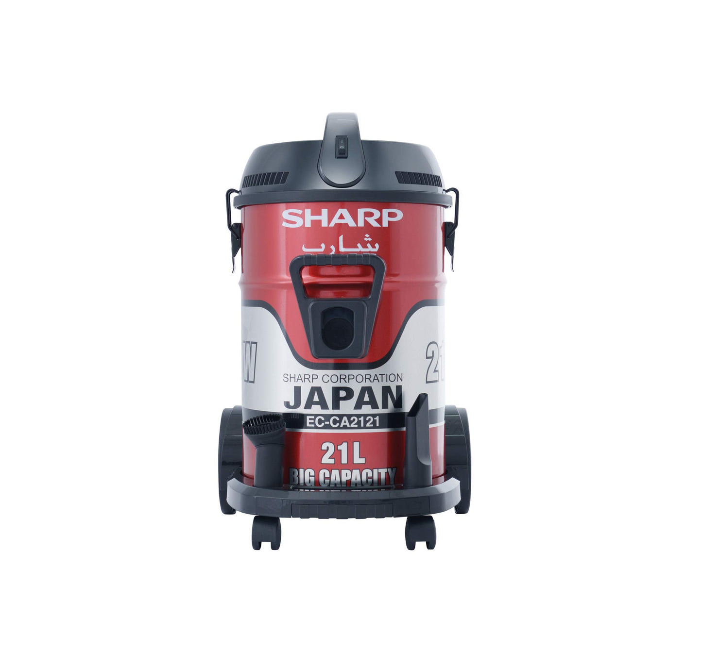SHARP 22L 2400W HEAVY DUTY DRUM/BARREL 100% COPPER MOTOR VACUUM CLEANER EC-CA2422-Z GOLD