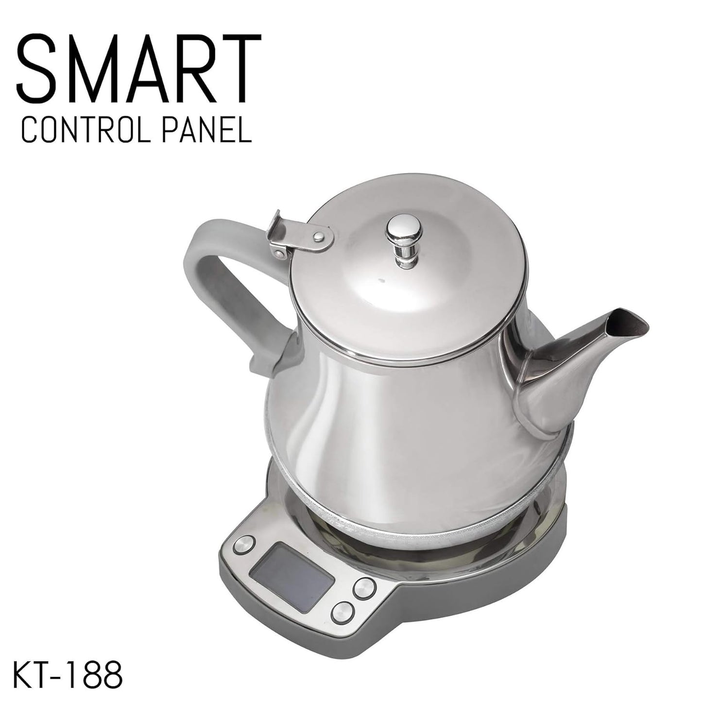 Crownline Karak Tea Maker Kt-188 Silver"Min 1 year manufacturer warranty"