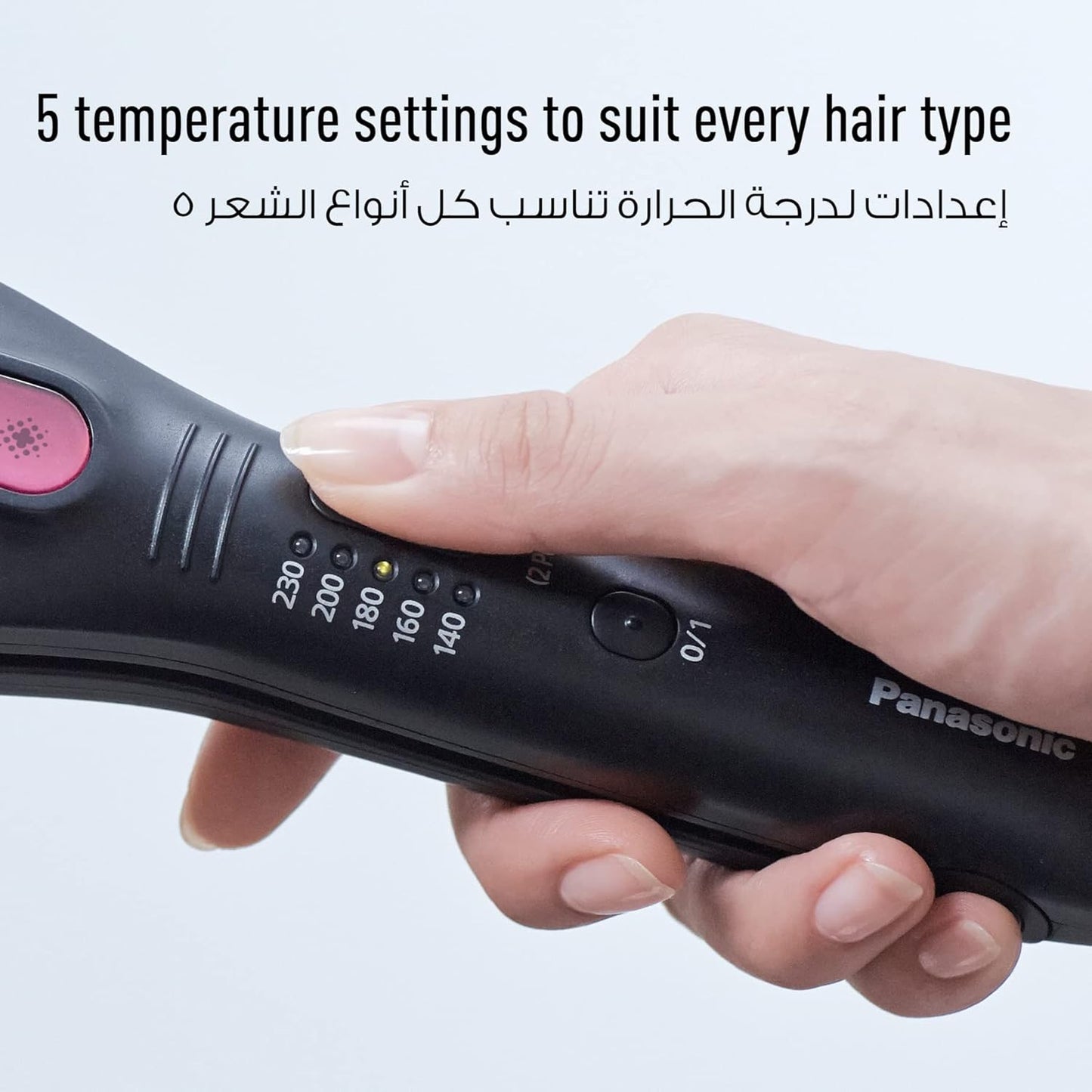 Panasonic Eh-Hv21 2-Way Ceramic Hair Straightener Curler
