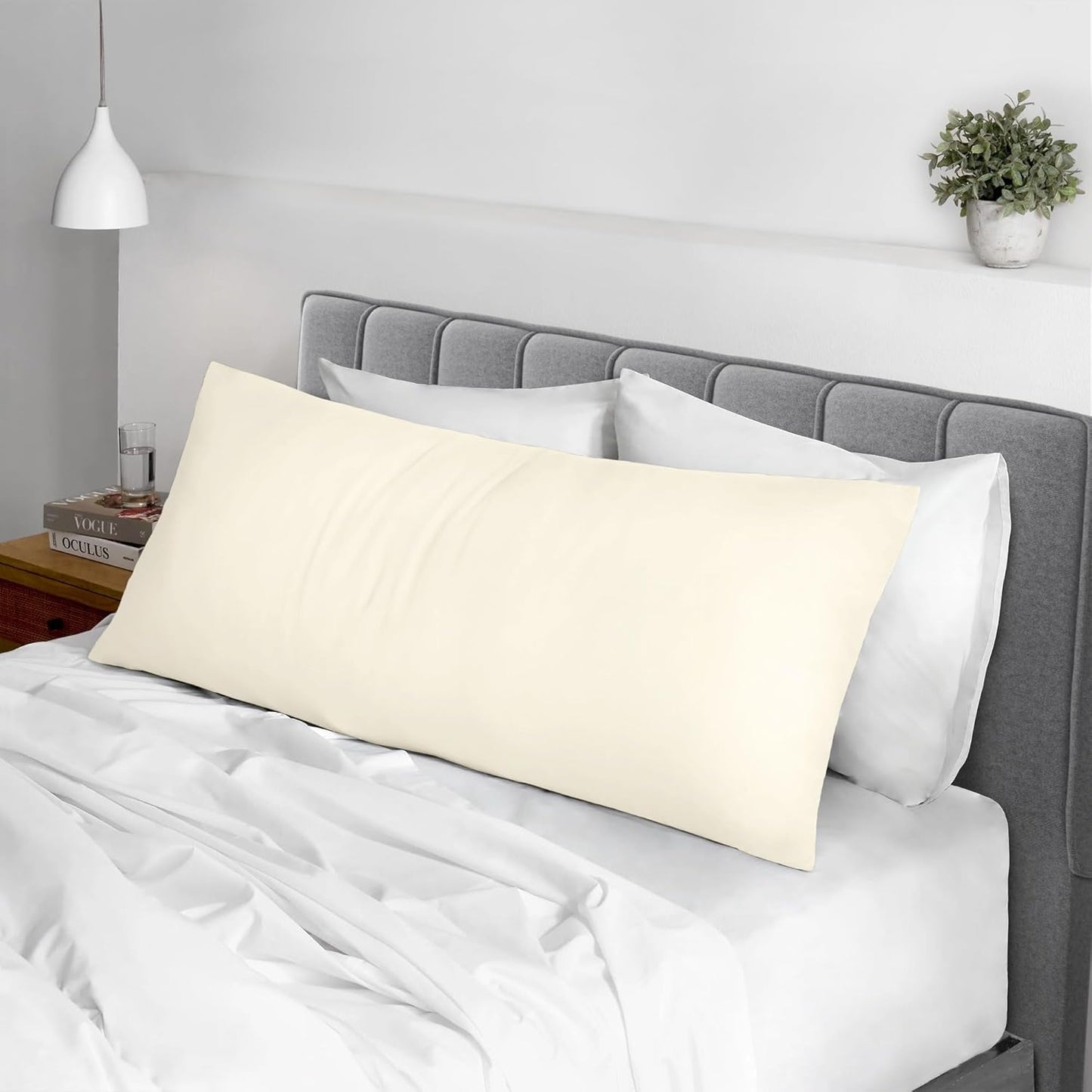 Pizuna Pure 100% Cotton Pillow Cases Queen Size Set of 2 Rio Red, Luxurious 400 Thread Count Long Staple Cotton Sateen with Envelope Closure (Combed Rio Red Cotton Pillow Cases Queen)